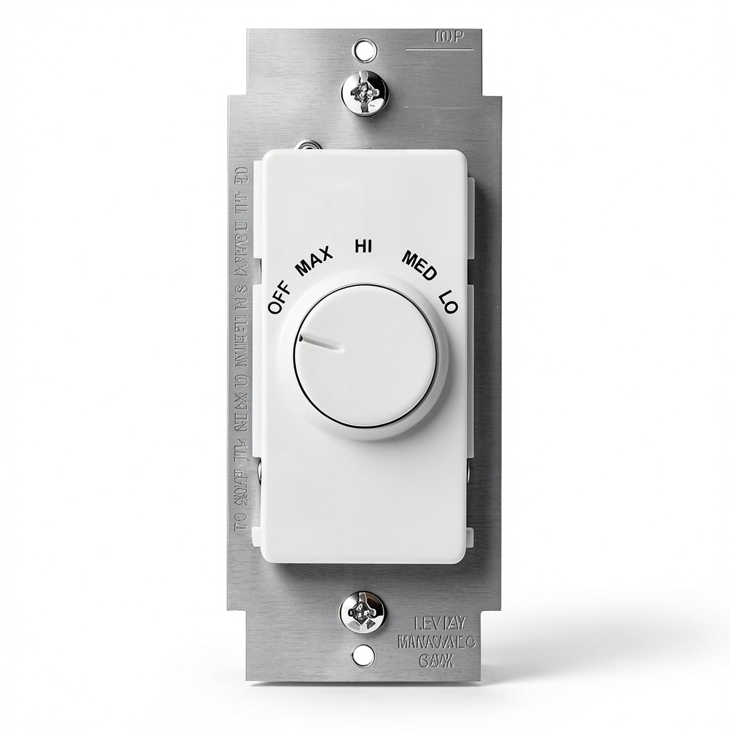 Installing Decora Illumatech Quiet Fan Speed Control Smooth Rotary on a standard wall box