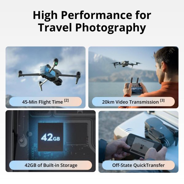 DJI Air 3S Drone 4K HDR Video Fly More Combo RC 2-3