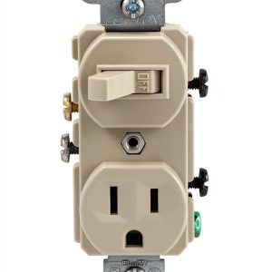 Leviton Switch Outlet Combo Heavy Duty Specification Grade-0