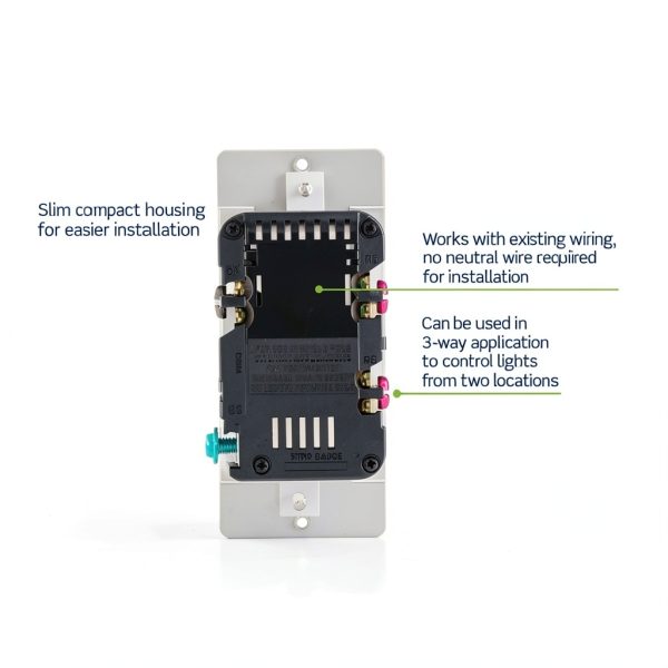 Decora Slide Dimmer Antimicrobial LED Dimming Lutron-4