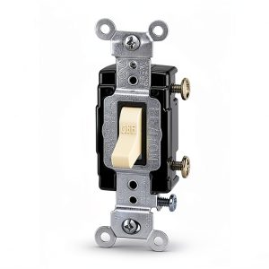 Pavo Toggle Switch 15A 120V Residential Commercial Ivory-0