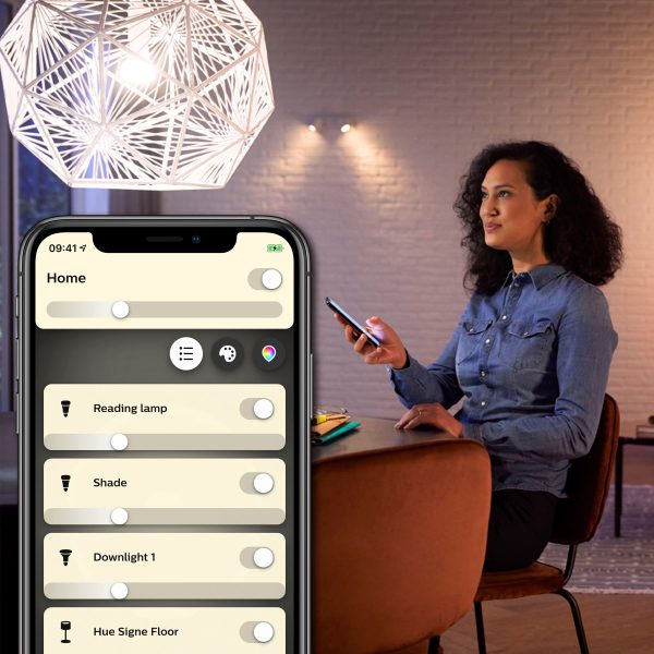 Philips Hue E12 Smart Candelabra LED Bulb White Ambiance-2