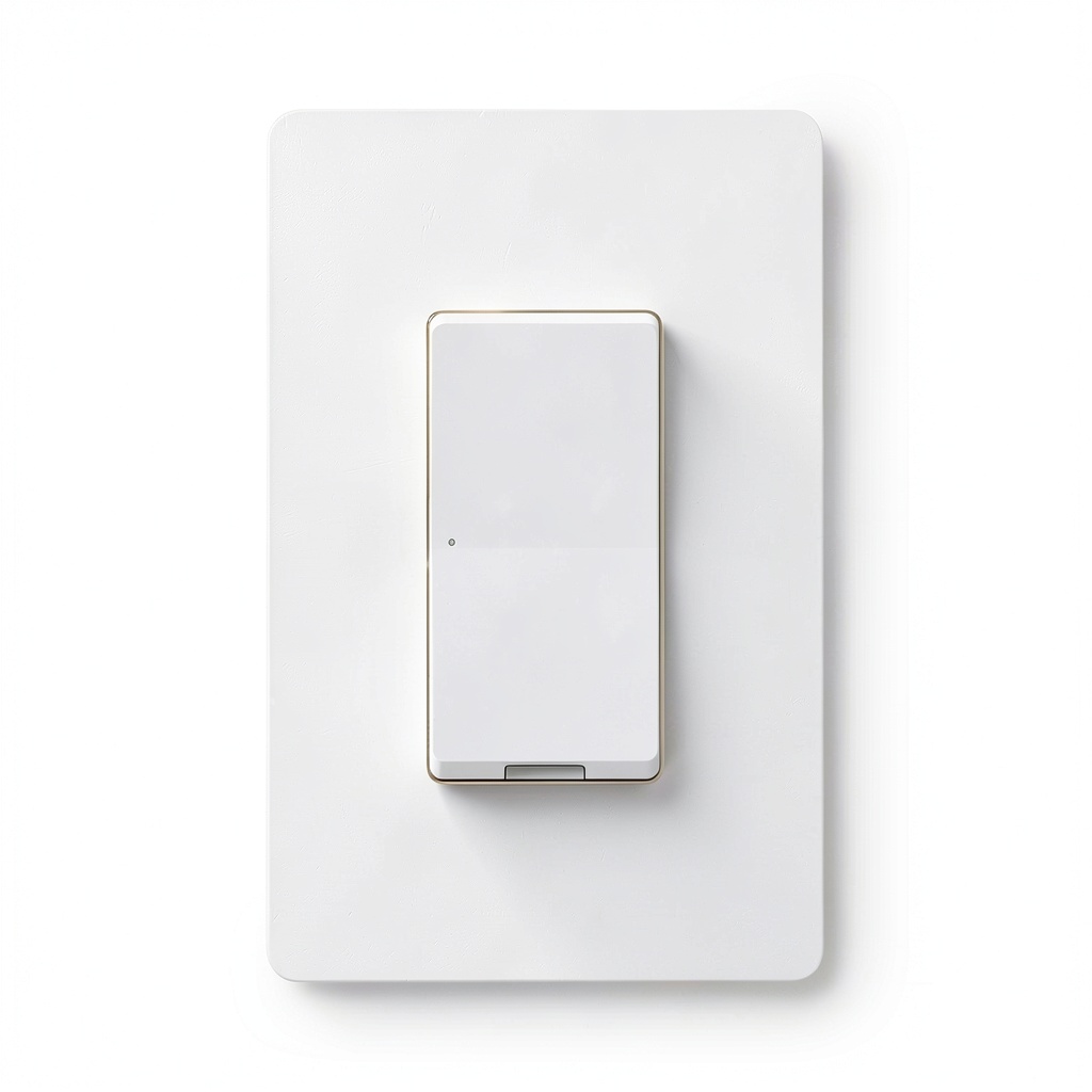 Insteon i3 Paddle installed in a modern living room wall