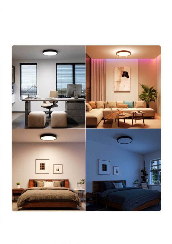 Govee Smart Ceiling Light RGBWW RGBIC Alexa Control-5