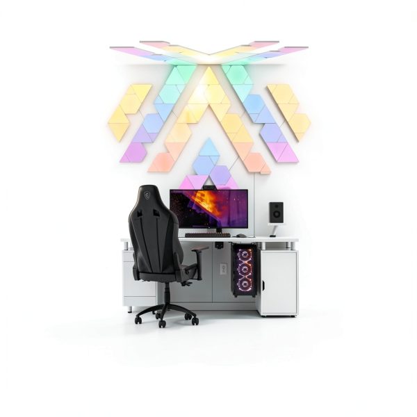 Nanoleaf Shapes Triangles Smarter Kit 7 Panels Multicolor-8